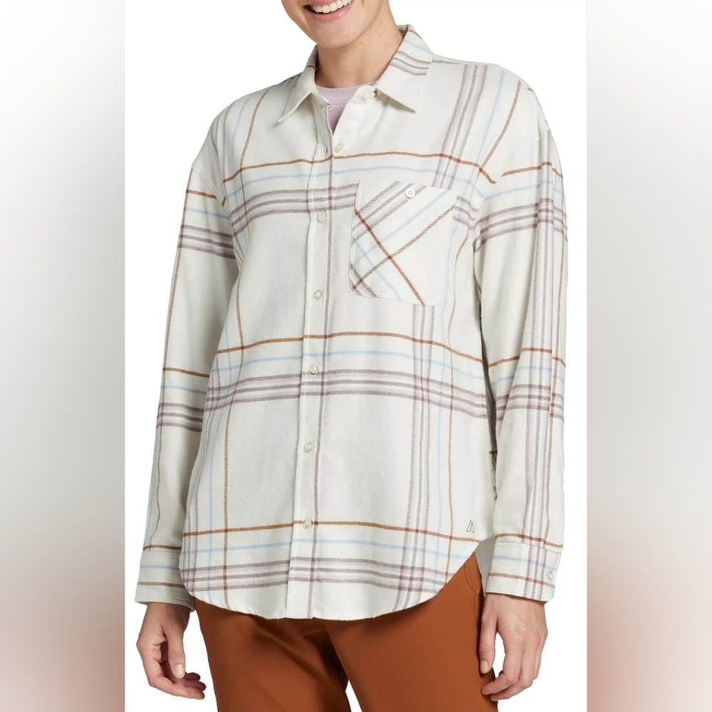 Alpine Design | Size M | Women's Journey Oversized Flannel Shirt